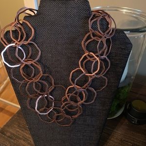 Antique copper plated necklace